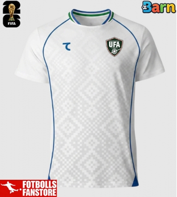 Uzbekistan Bortatröja Barn VM 2026 Kortärmad (+ Korta byxor)